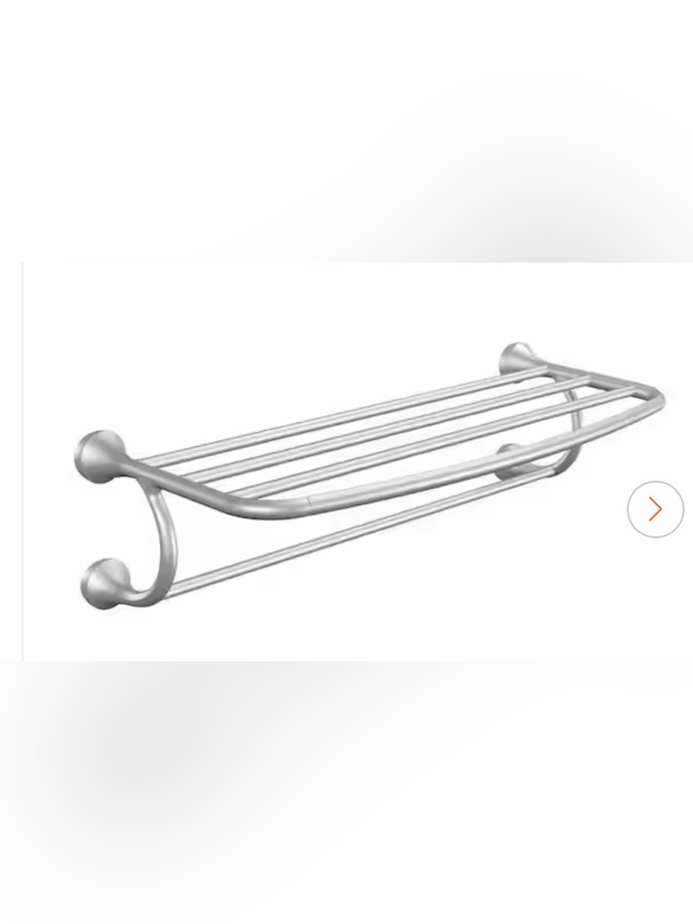 MOEN Eva Hotel-Style Bathroom Shelf in Brushe